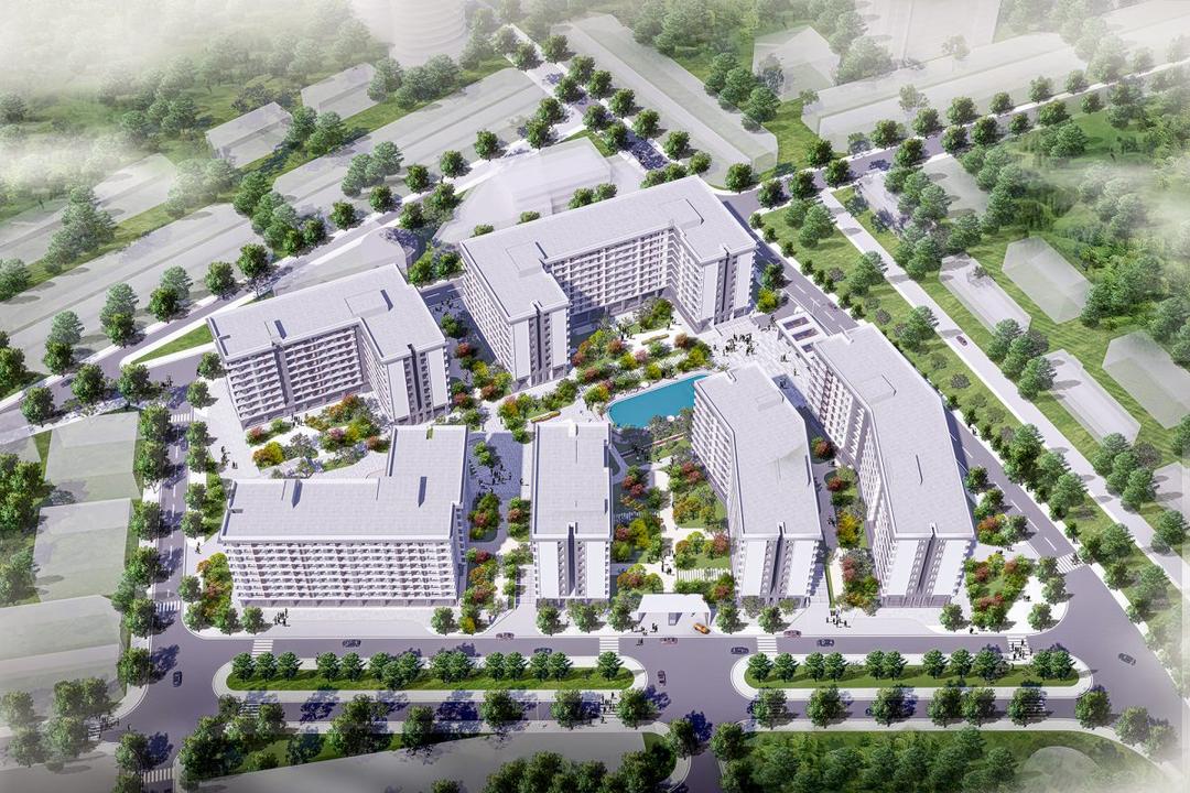 Phối cảnh 3D của dự án.