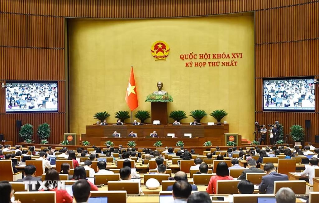 Kỳ họp thứ nhất, Quốc hội khóa XVI. (Nguồn ảnh: TTXVN)