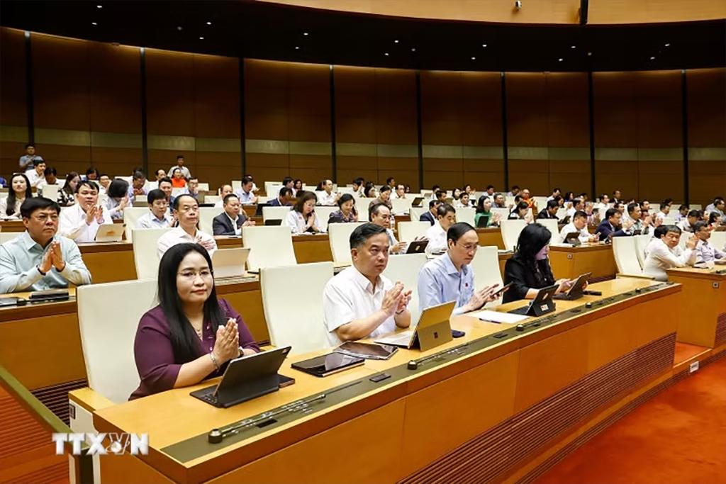 Kỳ họp thứ nhất, Quốc hội khoá XVI. (Nguồn ảnh: TTXVN)