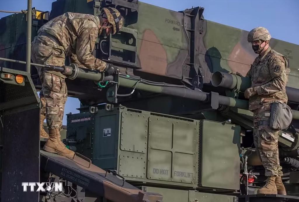 Binh sỹ Mỹ tham gia một cuộc tập trận tại Hàn Quốc. (Ảnh: Yonhap/TTXVN)