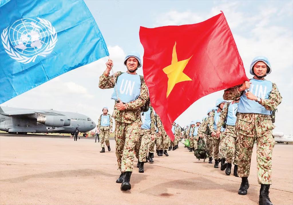 Việt Nam yêu chuộng hòa bình, là thành viên có trách nhiệm, tham gia tích cực, chủ động và hiệu quả vào công việc chung của Liên hợp quốc. (Ảnh: VGP)