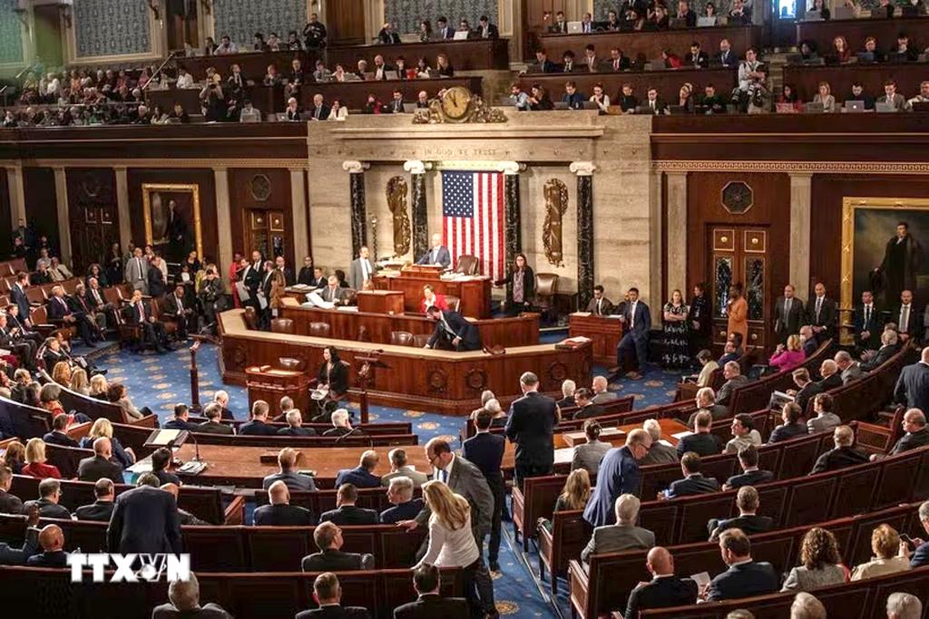 Quang cảnh một phiên họp Hạ viện Mỹ ở Washington, DC. (Ảnh minh họa. THX/TTXVN)