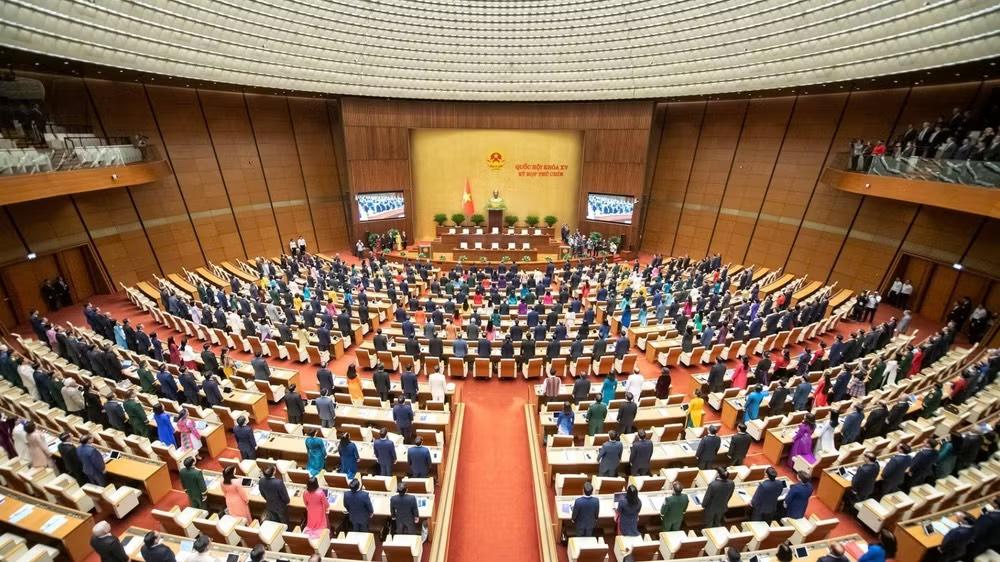 Quang cảnh Kỳ họp thứ 9, Quốc hội khóa XV.