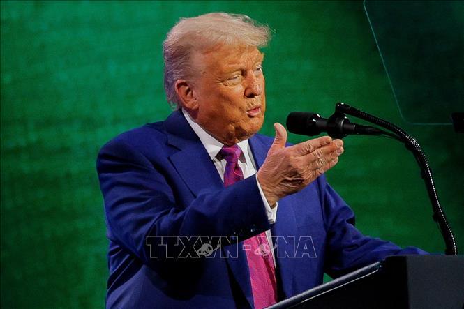 Tổng thống Mỹ Donald Trump. Ảnh: ANI/TTXVN