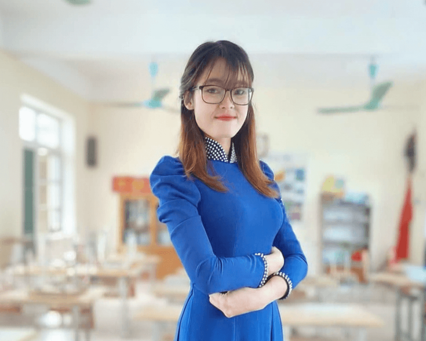 Cô giáo Đinh Thị Ngọc, Tổng phụ trách Đội, Trường Tiểu học Quang Trung, phường Hoa Lư, là điển hình Thanh niên tiên tiến làm theo lời Bác toàn quốc năm 2025.