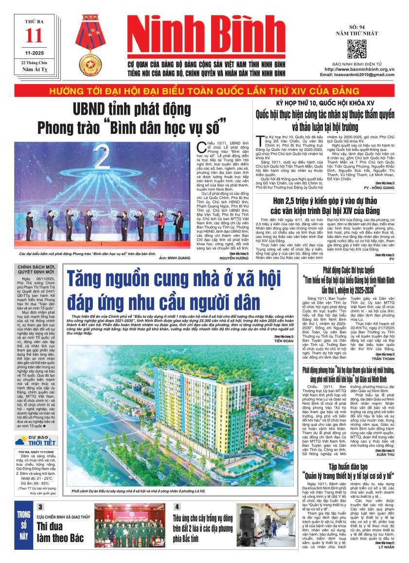 Ninh Bình thời sự số 94