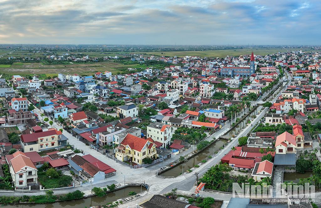 Làng nghề dệt chiếu Xuân Dục hiện nay. Ảnh: Viết Dư