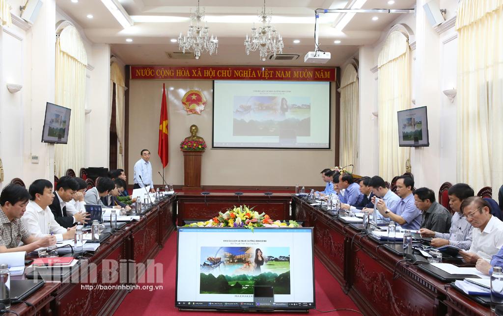 Hội nghị nghe Báo cáo Quy hoạch chung xây dựng Khu du lịch Kênh Gà- Vân Trình