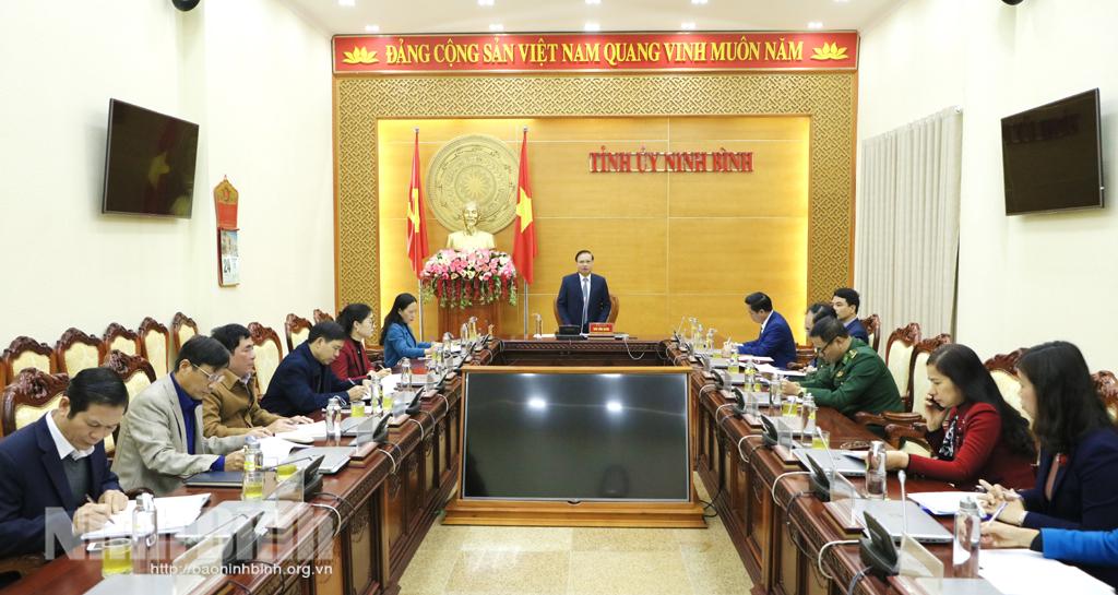 Giao ban công tác dân vận quý IV