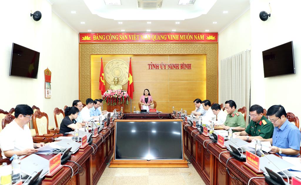 Hội nghị Ban Thường vụ Tỉnh ủy