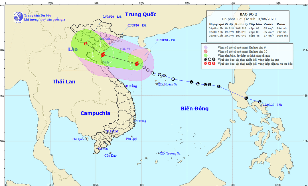 Tin bão khẩn cấp (Cơn bão số 2)