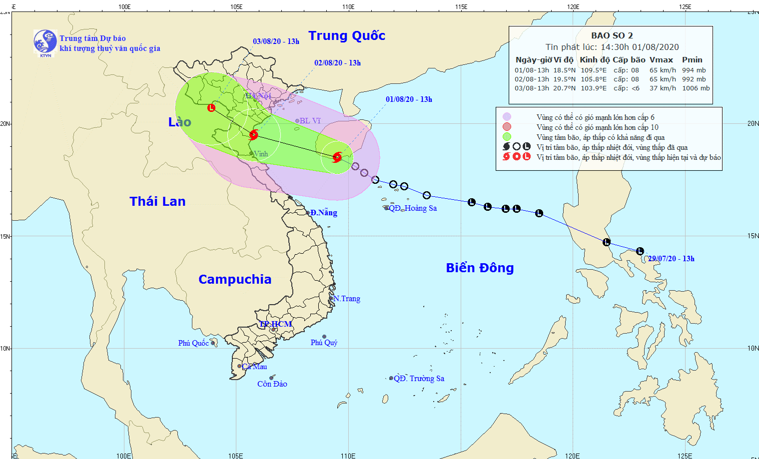 Tin bão khẩn cấp (Cơn bão số 2)