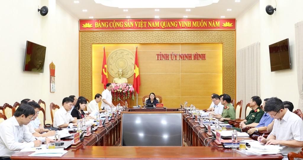 Hội nghị Ban Thường vụ Tỉnh ủy