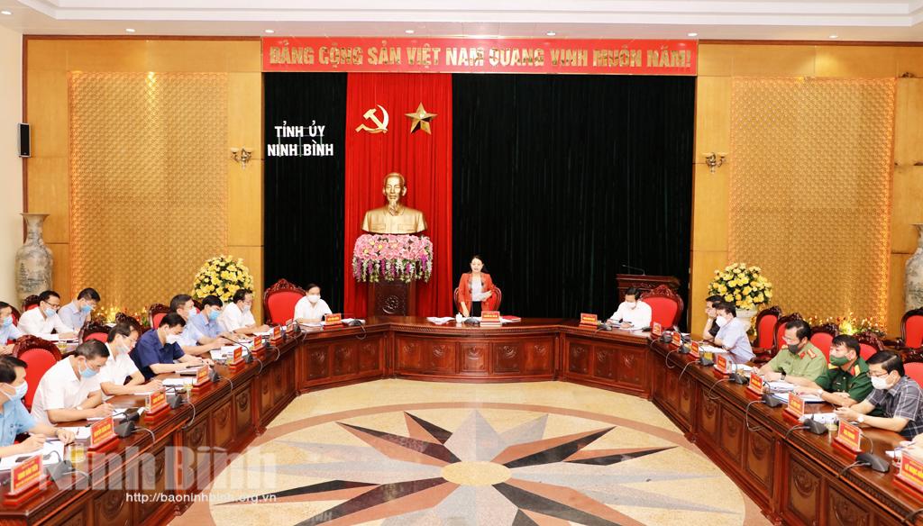 Giao ban công tác nội chính, phòng chống tham nhũng, cải cách tư pháp và công tác tôn giáo