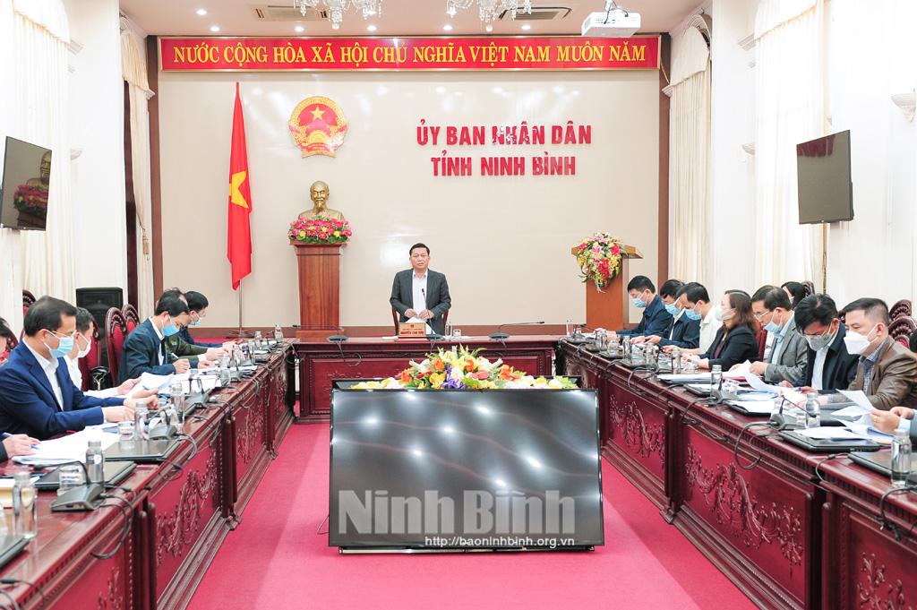 Hội nghị tham gia ý kiến về các dự thảo tờ trình, Nghị quyết trình tại kỳ họp thứ 4, HĐND tỉnh khóa XV