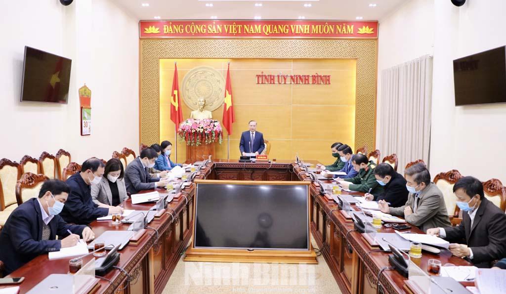 Giao ban công tác dân vận quý IV