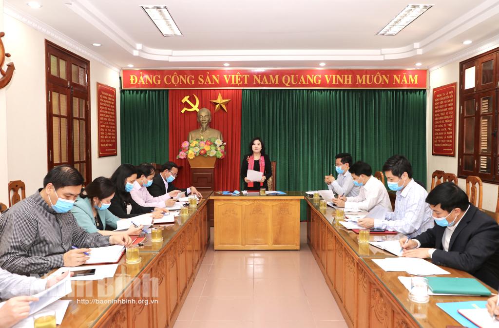 Ban Biên tập Trang Thông tin điện tử Đảng bộ tỉnh triển khai nhiệm vụ năm 2021
