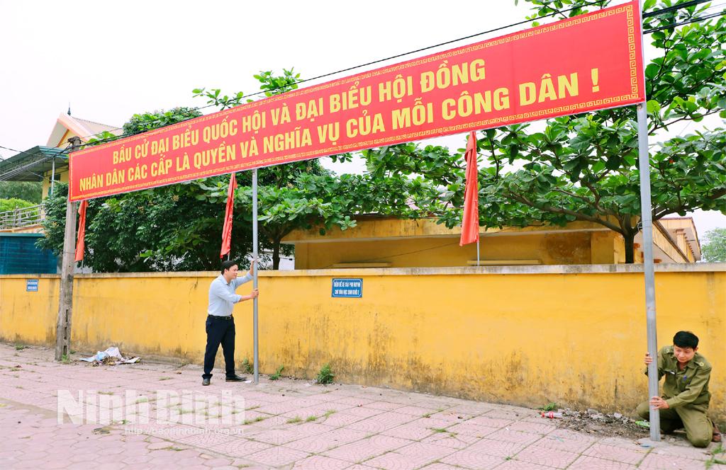 Yên Sơn chuẩn bị cho ngày bầu cử