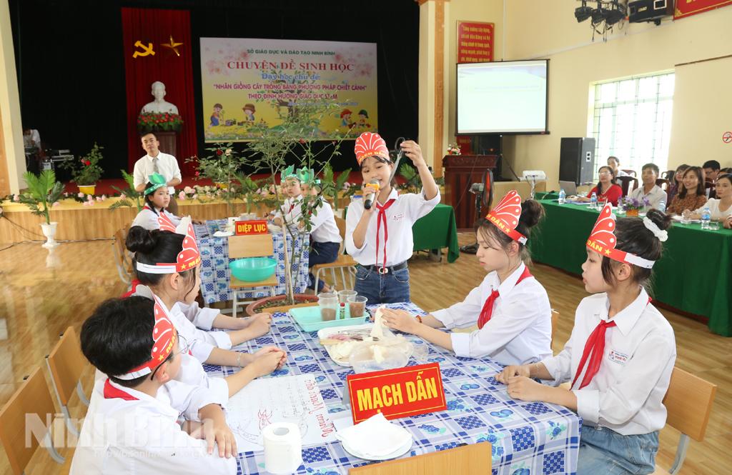 Chuyên đề Sinh học "Nhân giống cây trồng bằng phương pháp chiết cành" theo định hướng giáo dục STEM