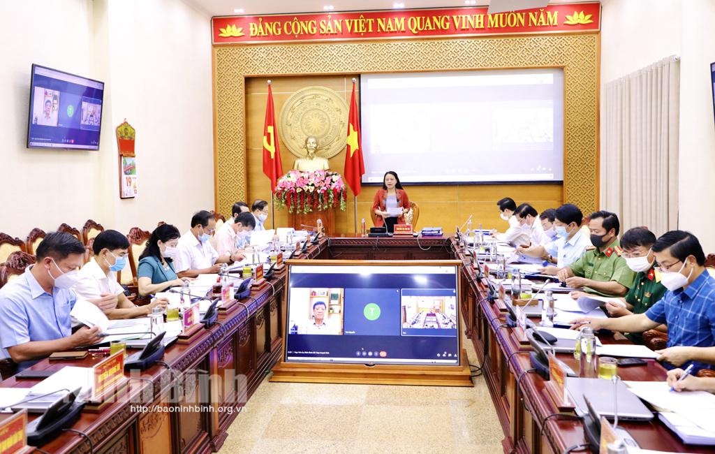 Hội nghị Ban Thường vụ Tỉnh ủy