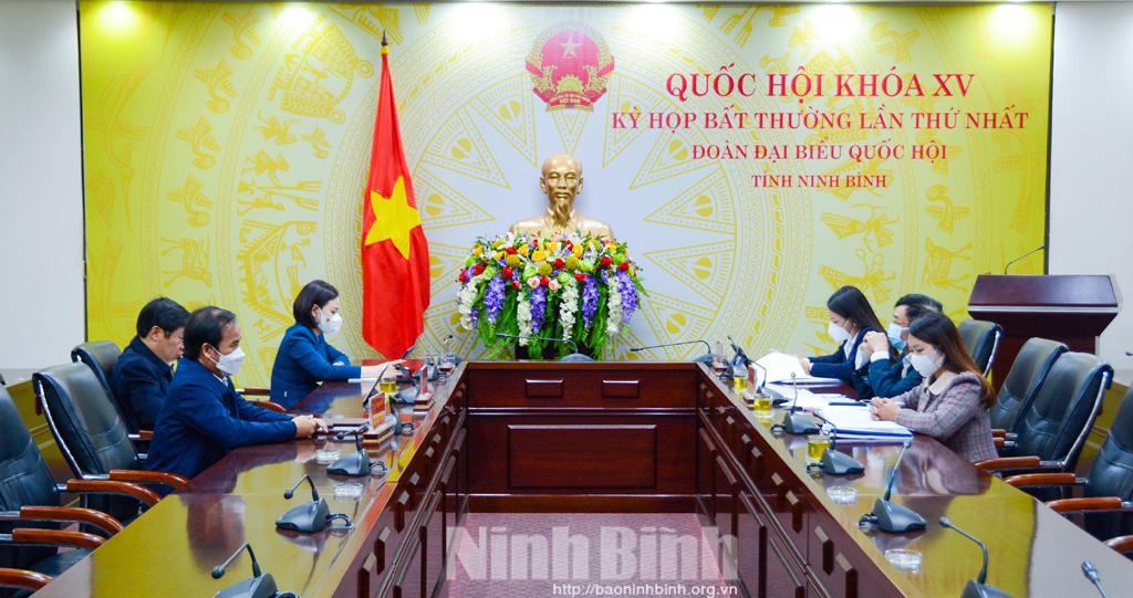 Kỳ họp bất thường lần thứ nhất, Quốc hội khóa XV: Thảo luận về một số dự thảo luật
