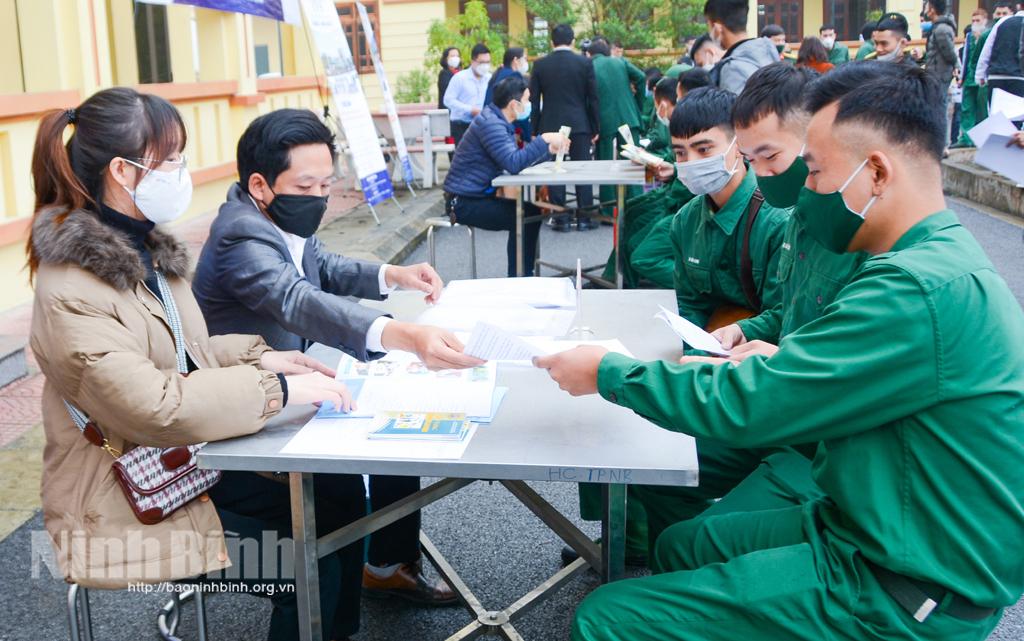 Thành phố Ninh Bình: Đón nhận và tư vấn, giới thiệu việc làm cho quân nhân xuất ngũ trở về địa phương