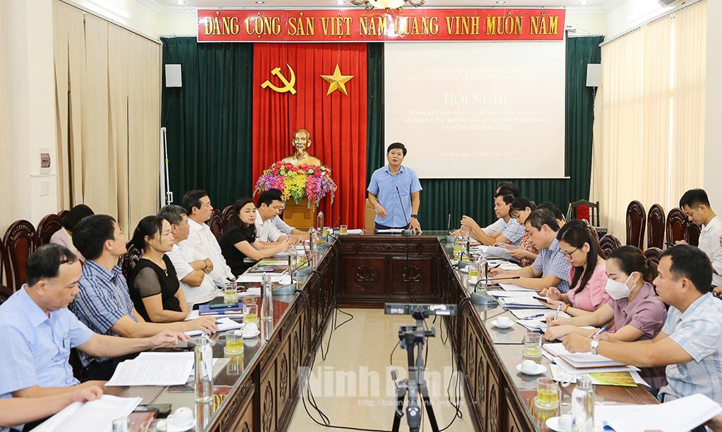 Triển khai kế hoạch sản xuất vụ Đông Xuân năm 2023