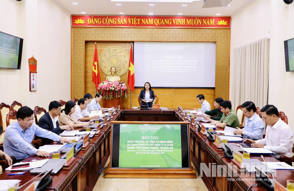 Hội nghị Ban Thường vụ Tỉnh ủy