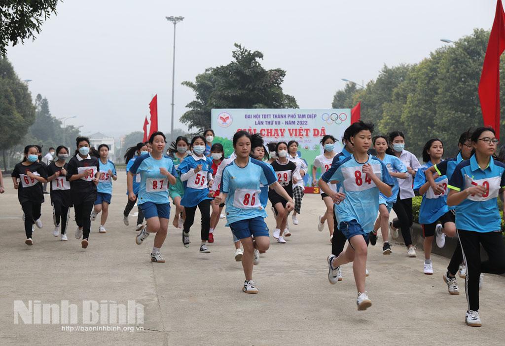 Giải Việt dã thành phố Tam Điệp năm 2022