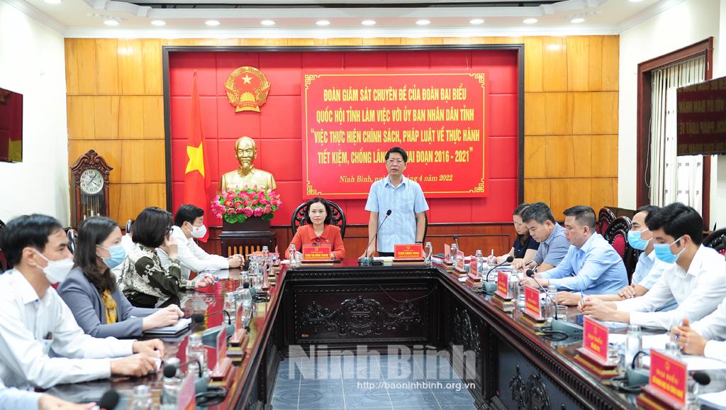 Giám sát việc thực hiện chính sách, pháp luật về thực hành tiết kiệm, chống lãng phí giai đoạn 2016 - 2021