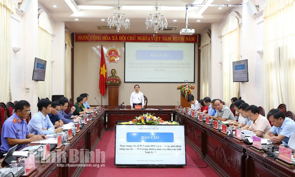 [Video] Hội nghị đánh giá năng lực cạnh tranh cấp tỉnh năm 2021 và nhiệm vụ, giải pháp để nâng cao năng lực cạnh tranh năm 2022