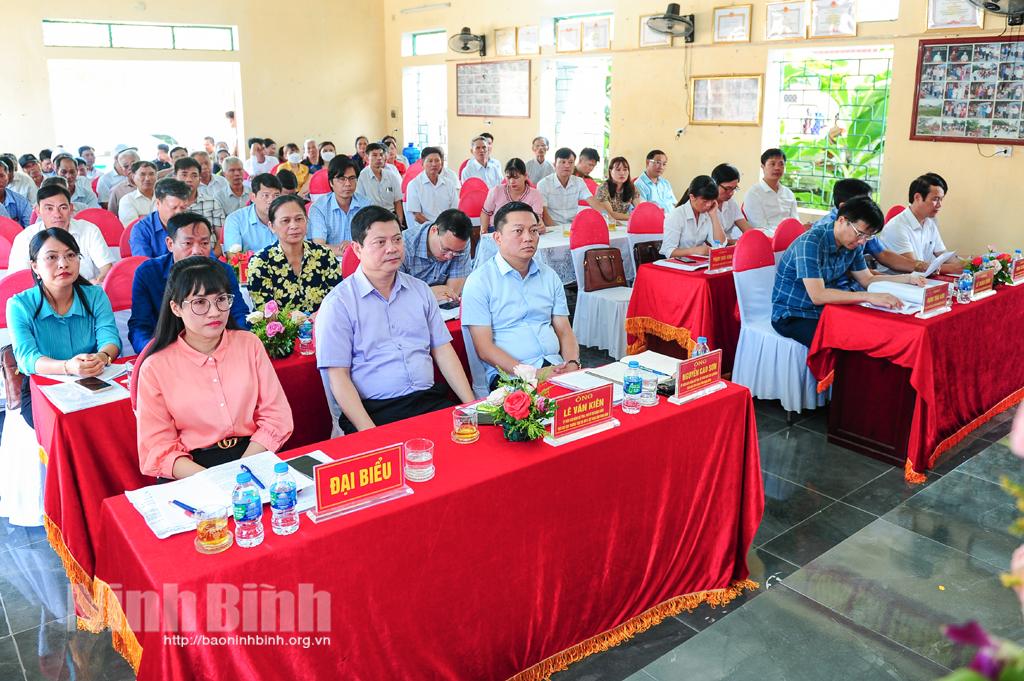 Đại biểu HĐND tỉnh tiếp xúc cử tri huyện Yên Mô