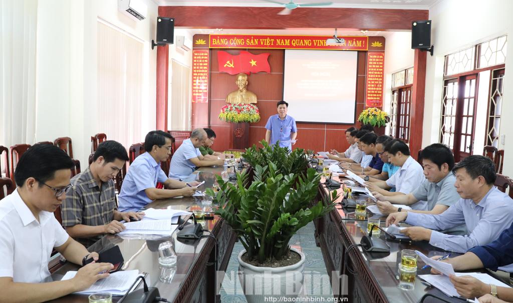 Triển khai công tác tổ chức Giải Bóng chuyền vô địch quốc gia Cúp Hóa chất Đức Giang năm 2022
