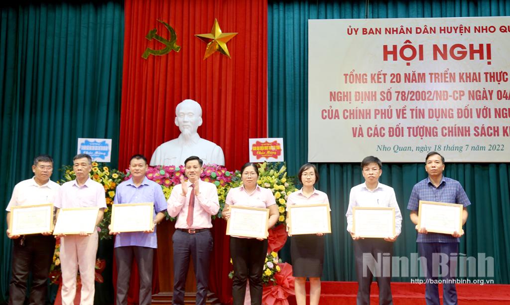 Nho Quan: Gần 1.800 tỷ đồng thực hiện các chương trình tín dụng chính sách