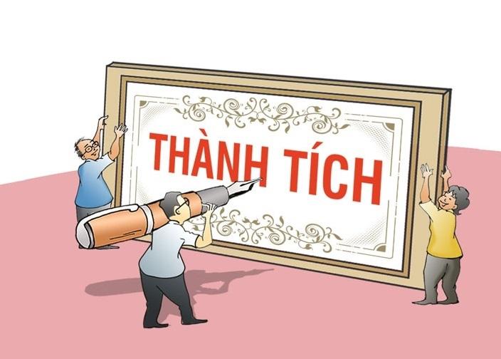 Hệ lụy từ "tô hồng" báo cáo