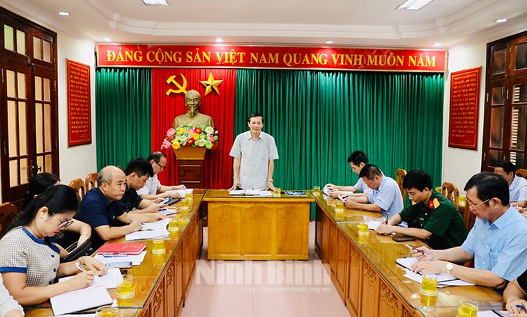 Triển khai định hướng công tác báo chí, tuyên truyền tháng 8