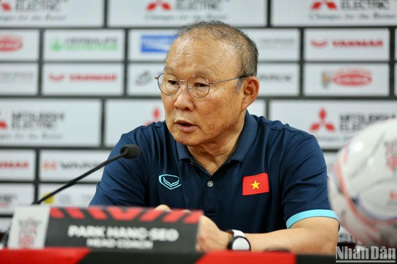 HLV Park Hang-seo tự hào với chiến thắng trước Indonesia tại AFF Cup