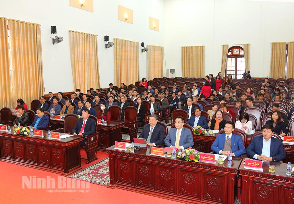 Phòng Nông nghiệp và PTNT huyện Yên Mô đón nhận Huân chương Lao động hạng Nhì