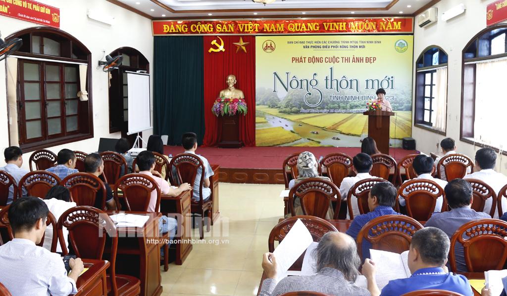Phát động Cuộc thi "Ảnh đẹp nông thôn mới tỉnh Ninh Bình" năm 2023
