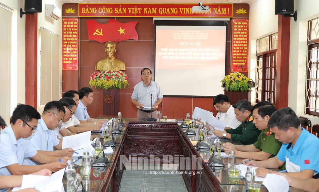 Triển khai kế hoạch tổ chức Giải bóng đá hạng nhất Quốc gia, Cúp Quốc gia trên sân vận động Ninh Bình mùa giải 2023-2024