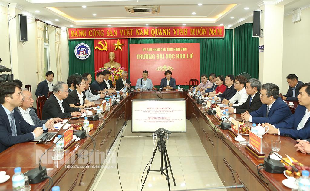 Đoàn đại biểu Doanh nghiệp và Trường học khu vực Kansai kết thúc chuyến thăm tốt đẹp tại Ninh Bình