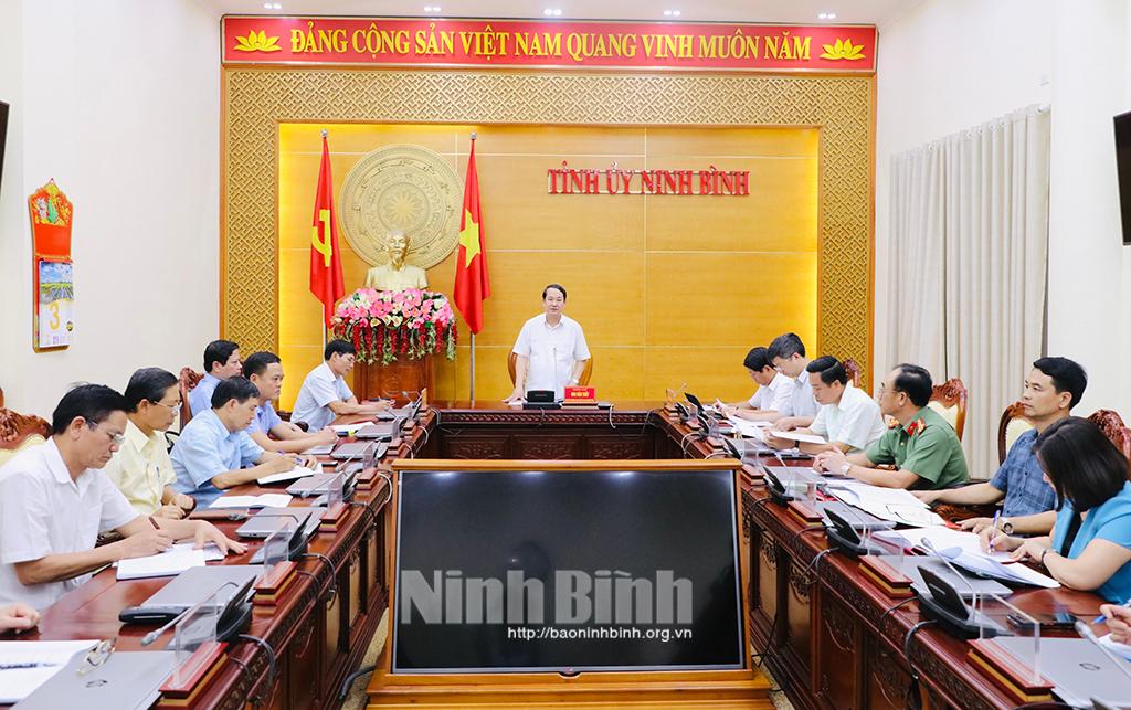 Hội nghị giao ban công tác Dân vận quý III