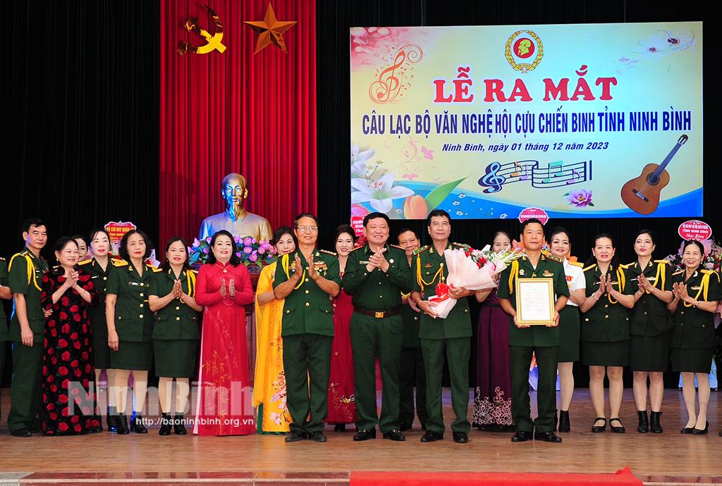 Ra mắt Câu lạc bộ văn nghệ Hội Cựu chiến binh tỉnh Ninh Bình