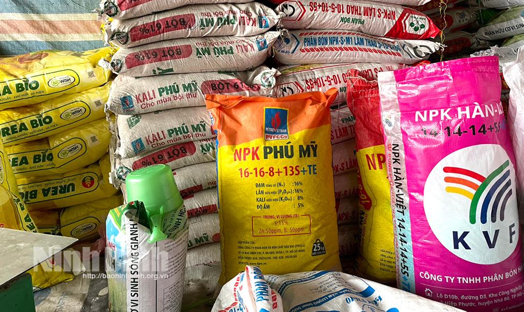 Phân bón các loại giảm giá