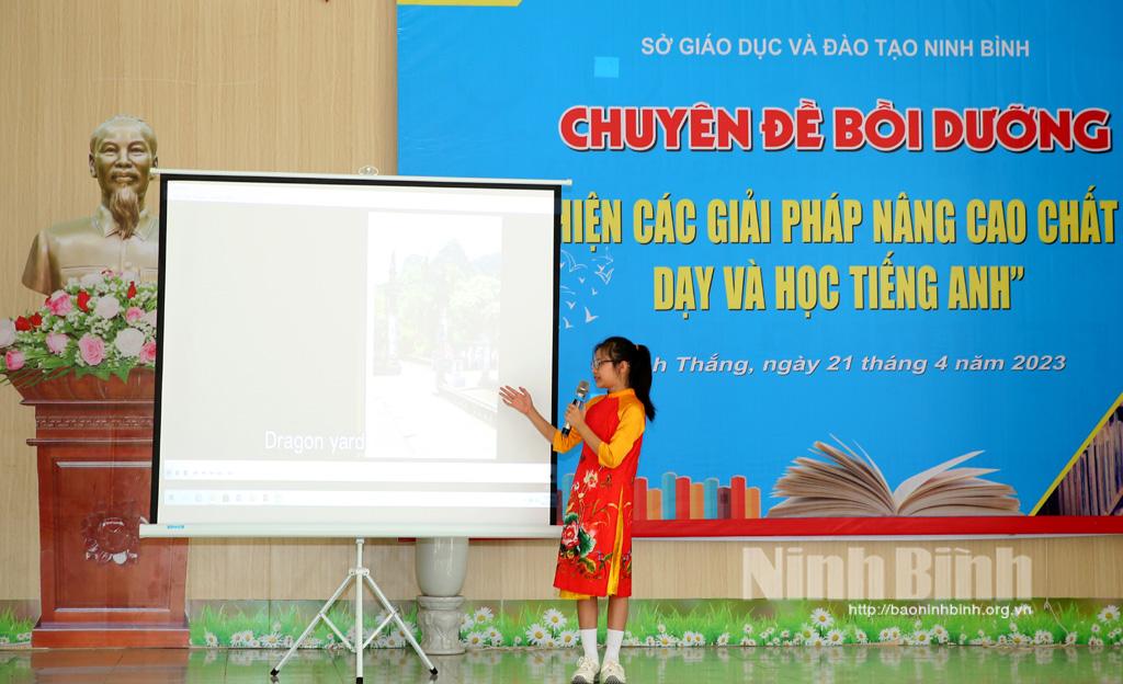 Chuyên đề "Thực hiện các giải pháp nâng cao chất lượng dạy và học tiếng Anh"