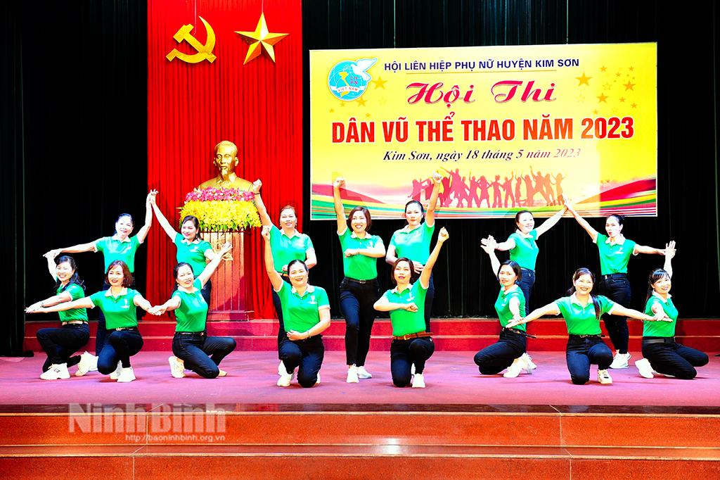 Hội thi dân vũ thể thao huyện Kim Sơn năm 2023