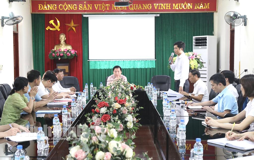 Đồng chí Phó Chủ tịch Thường trực UBND tỉnh kiểm tra công tác chuẩn bị Kỳ thi tuyển sinh lớp 10 THPT năm học 2023 - 2024