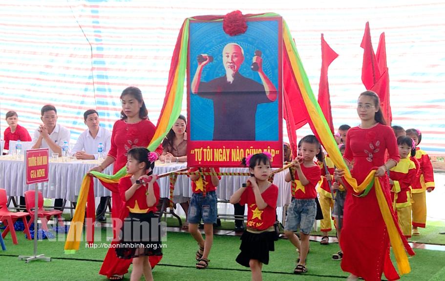 Gia Viễn tổ chức Chương trình "Ngày hội thể dục thể thao của bé"