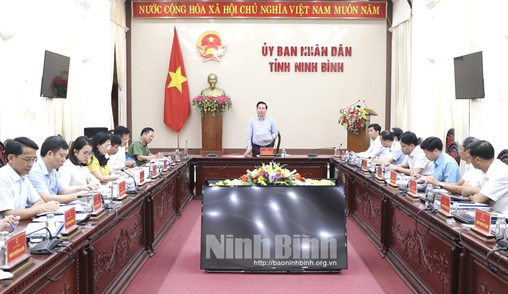 Hội nghị Ban Chỉ đạo các kỳ thi năm 2023 tỉnh Ninh Bình