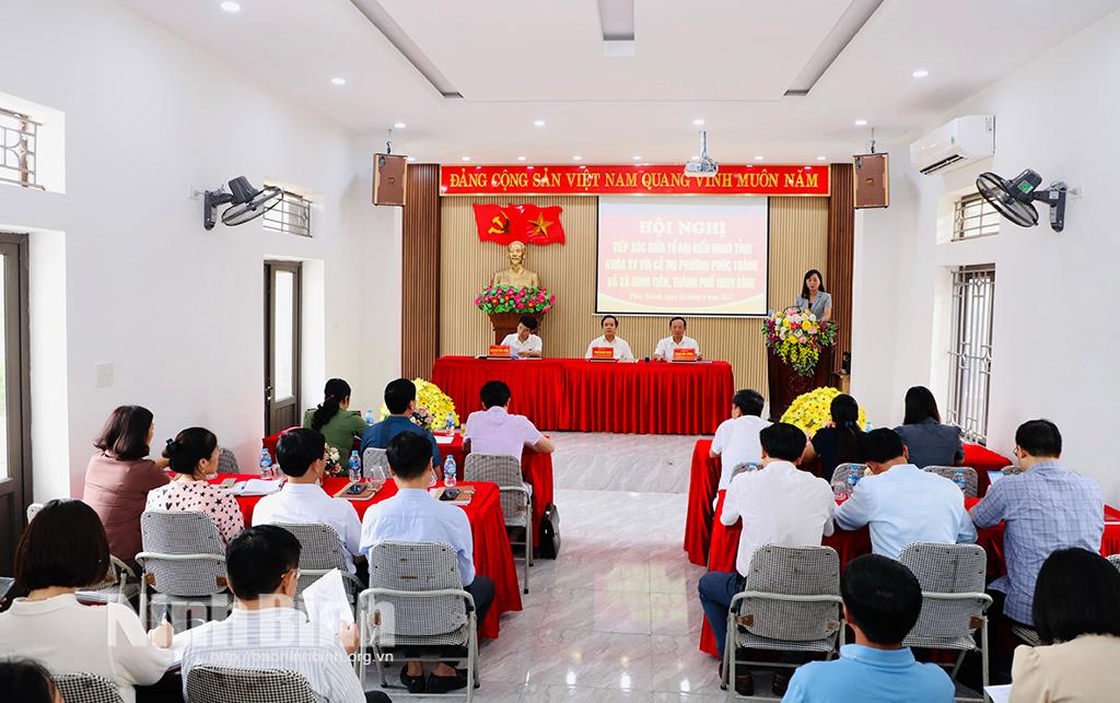 Đại biểu HĐND tỉnh tiếp xúc cử tri